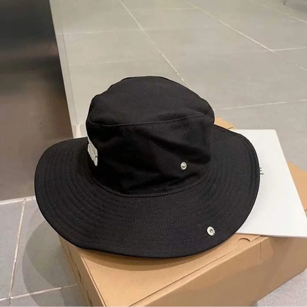 Miu Miu Black Bucket Hat - Picture 5 of 7